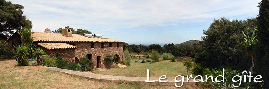 Gîte rural écologique La Planète à Sainte-Maxime, vue panoramique